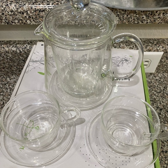 Tea set Teposy set open never used no tea bags. - Picture 4 of 5